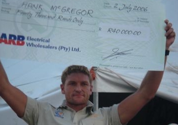 Winner's cheque