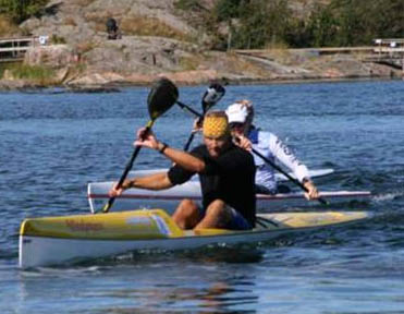 Martin Nordstrand and Oscar Chalupsky - Swedish Surf Ski Champs Martin Nordstrand and Oscar Chalupsky - Swedish Surf Ski Champs