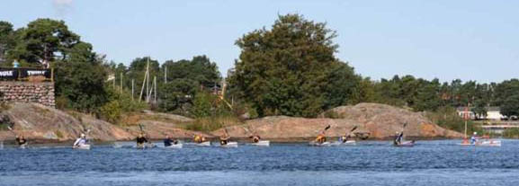 Start of first Swedish Surf Ski Champs Start of first Swedish Surf Ski Champs