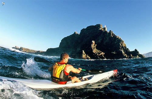 Cape Point from Surf Ski Cape Point from Surf Ski