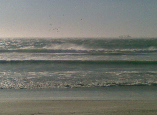 Gale force winds at Milnerton before the Dash