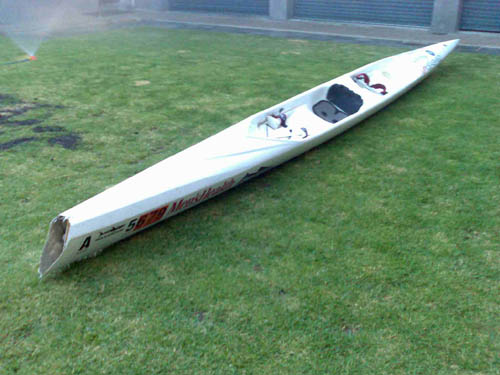 Snapped Double Surf Ski