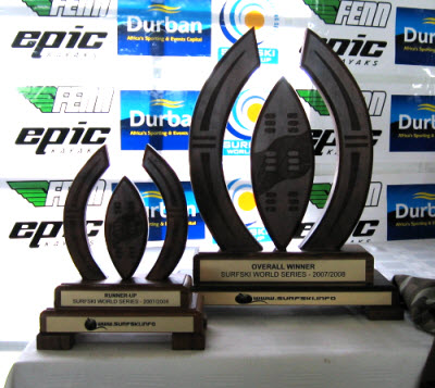 Surfski.info World Series 2007/2008 Trophies