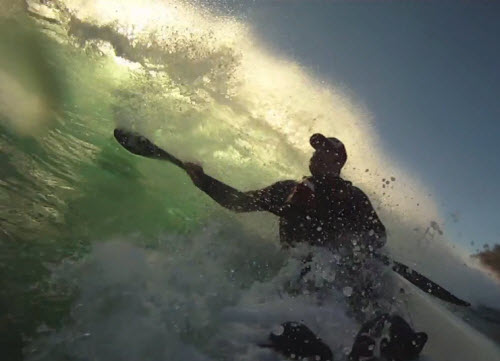 Fat Paddler finds the green