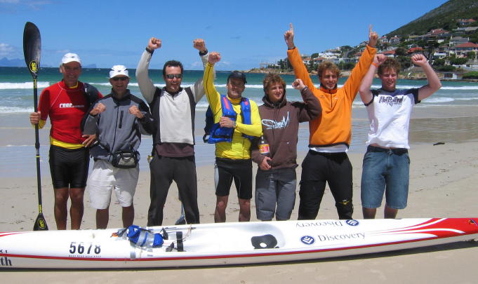 Elation at Fish Hoek (Photo: Rob Mousley)