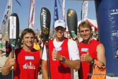 The Doctor 2012: 2nd Jasper Mocke (SA), 1st Tim Jacobs (Aus), 3rd Dawid Mocke (SA)