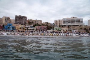 Lined up and ready to go - EuroChallenge 2012