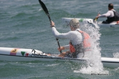 Dawid Mocke won the Wavechaser downwind last weekend, and is defending his US Champs title today