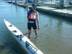 Dawid Mocke - winner of the 2010 US Surfski Champs