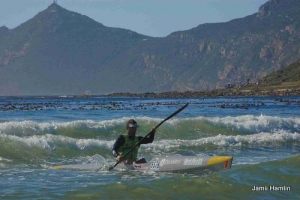 Jamii Hamlin and his Red7 Surf70 Pro - Cape Point Challenge 2007