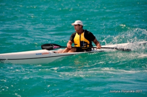 Dean Gardener cruises to victory in last year's Hekili Great Barrier Reef Ocean Challenge