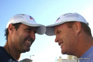 Clash of the titans...  Gardiner v Chalupsky for Durban 2011