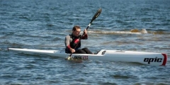 Meanwhile back in Sweden...  Dawid Mocke at the Spring Surfski Camp