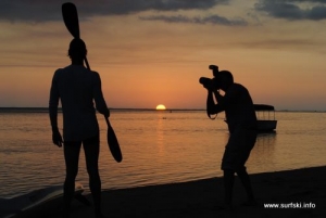 Sunset in Mauritius!