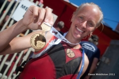 Alexa Cole dominated the women's race at the 2011 Fenn Cape Point Challenge