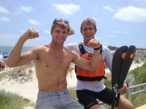 Dawid (right) and Jasper Mocke