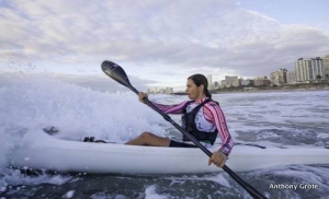 Donna Winter won her "most difficult race of the series so far"