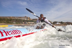 Thumping surf in today's Discovery Sunglass Hut series race in Durban, South Africa