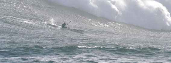 Greg Bertish extreme surfski