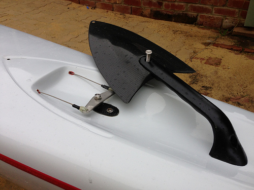 tiller and handle