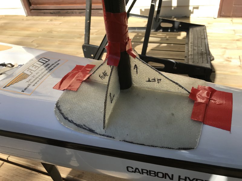 Supports in place