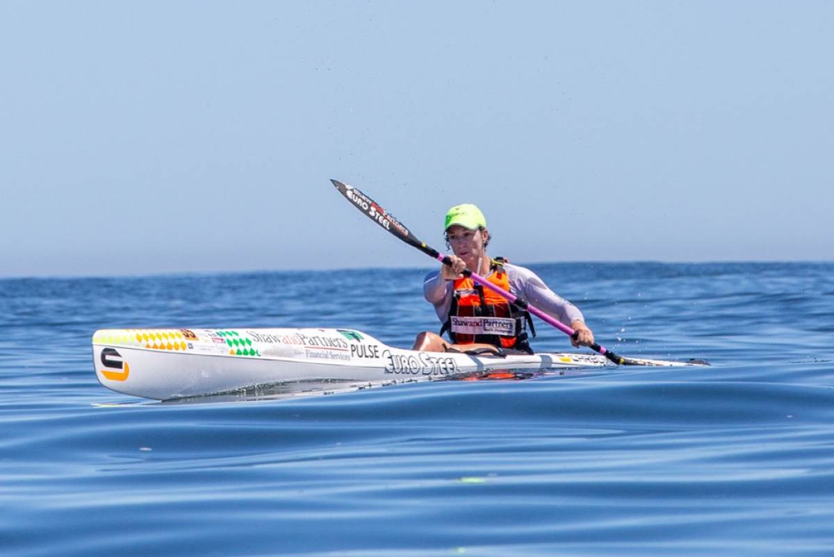 Hayley Nixon on her way to win the 2019 West Coast Express